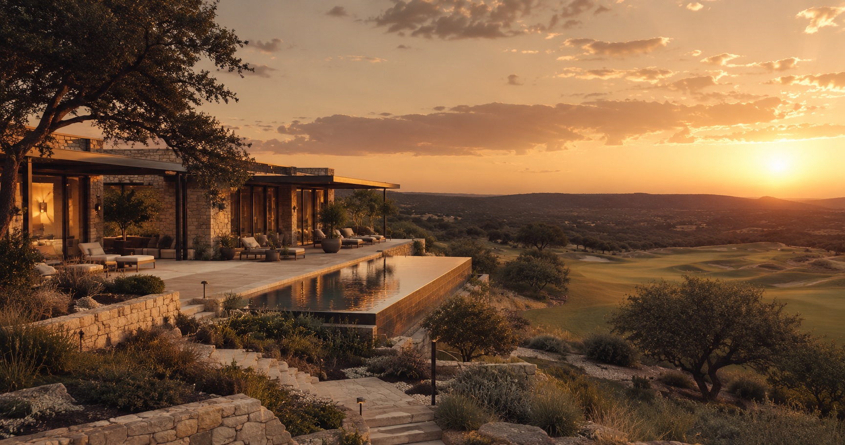 Custom estate on the fairways of Vaquero in Westlake, Texas