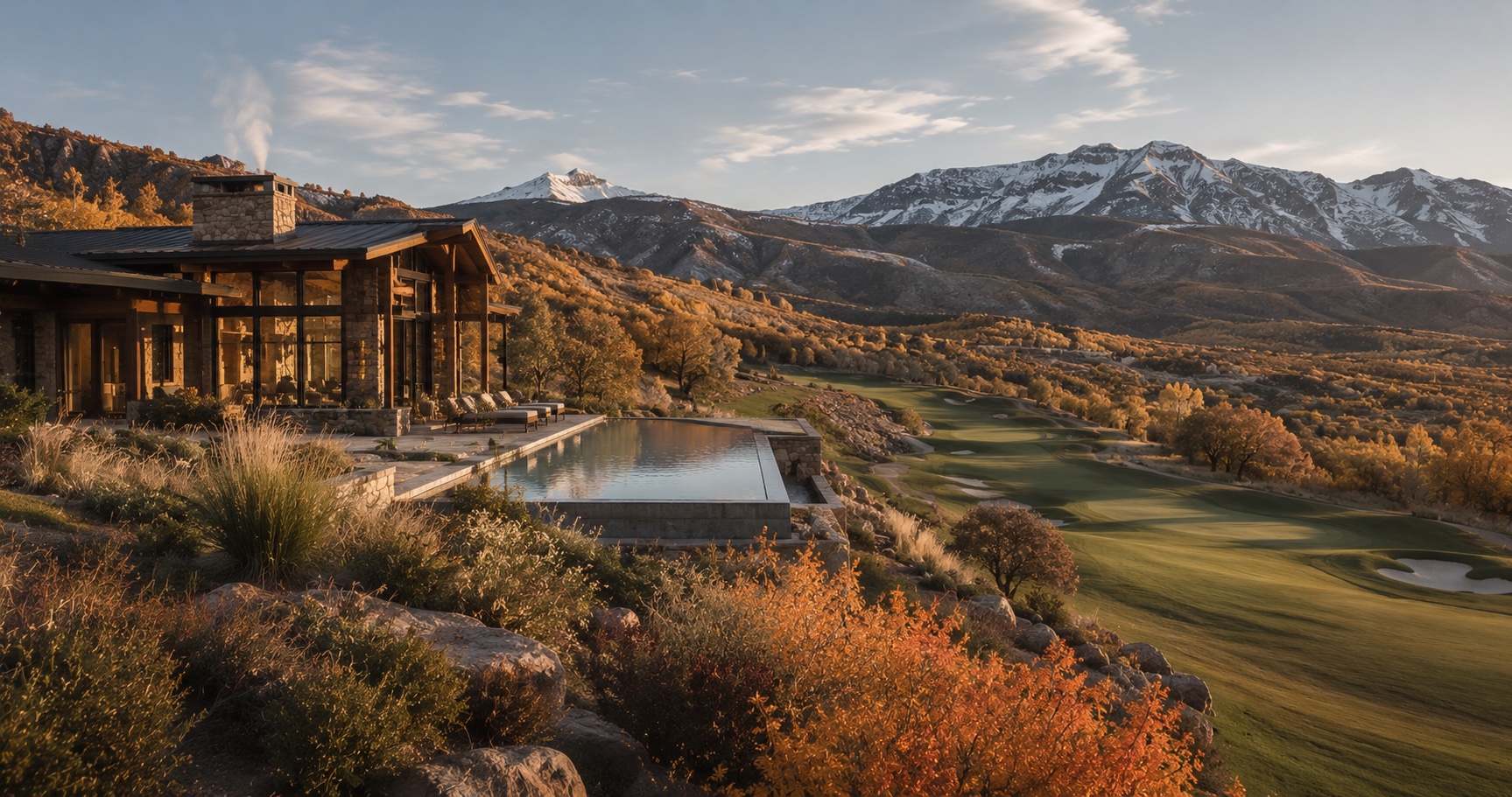 Canyon estate near Hobble Creek and Springville, Utah, in the Wasatch foothills